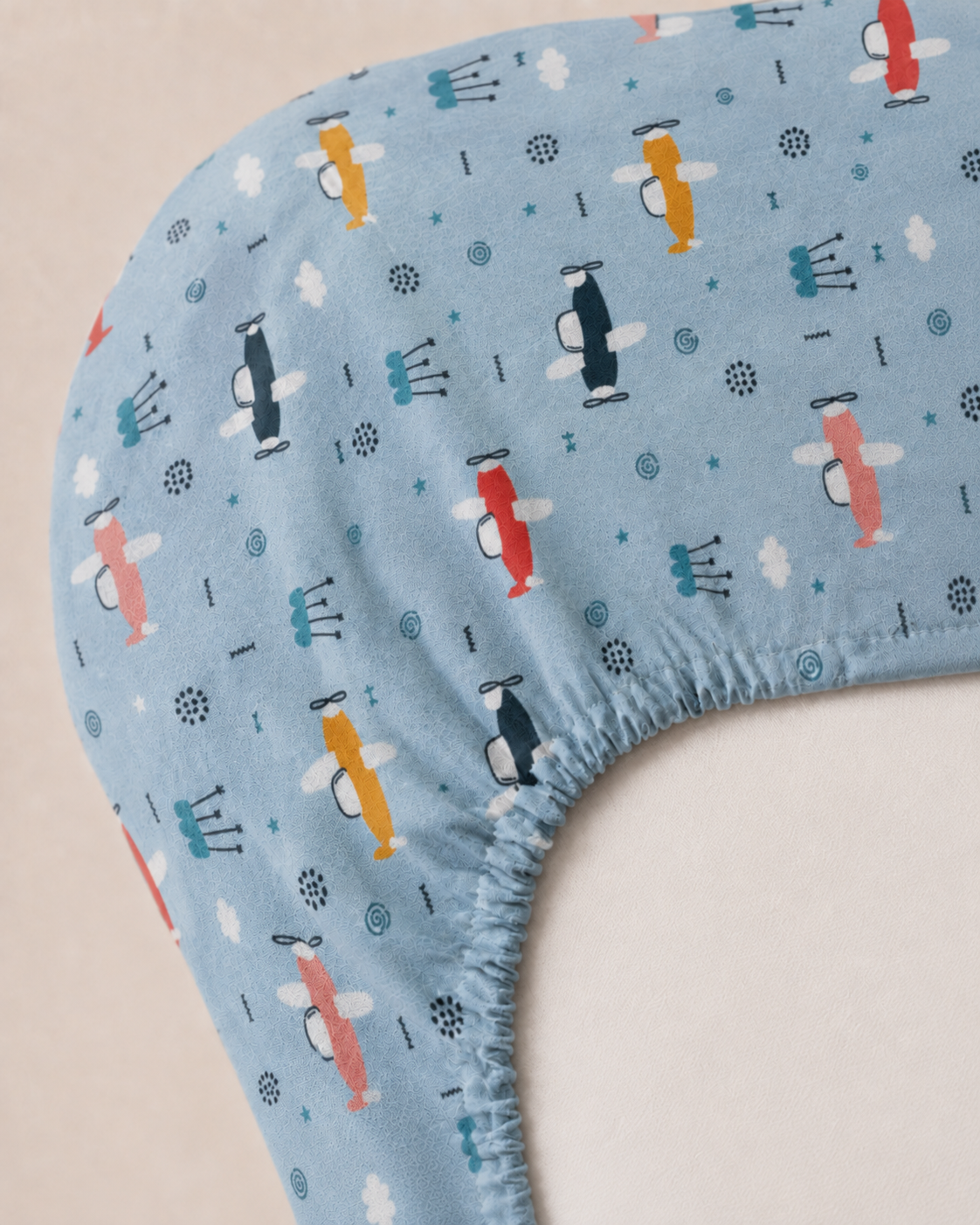 Fitted Sheet Set – Little Aviators – Pack of 2
