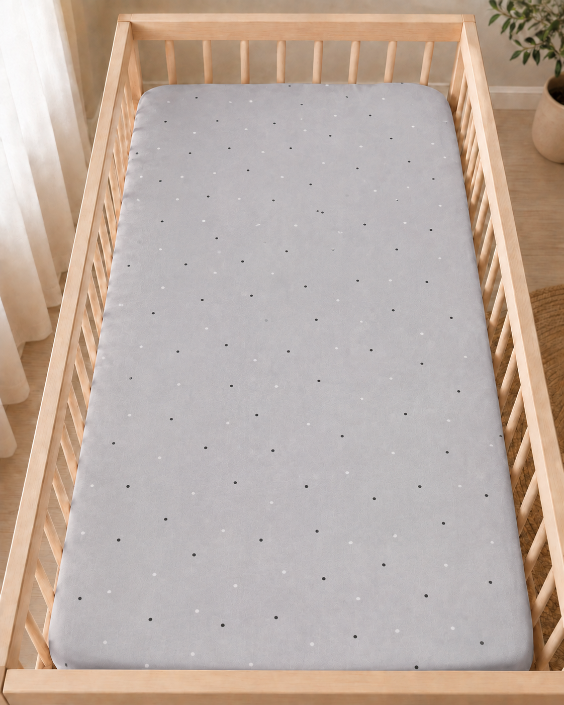 Fitted Sheet Set - Happy Little Bear - Pack Of 2