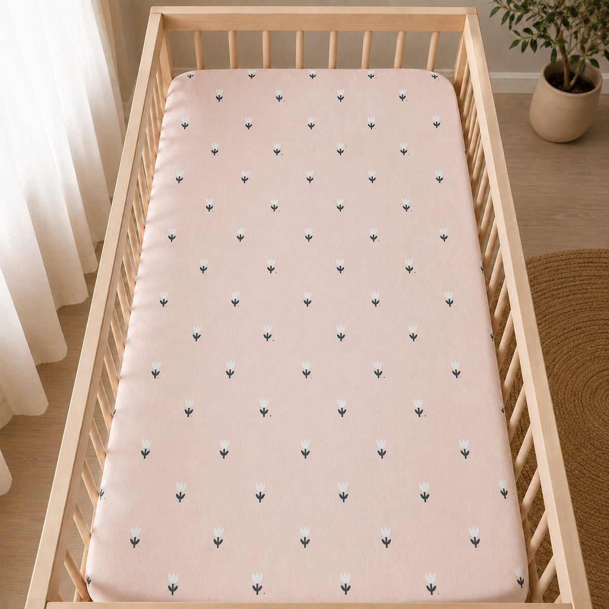 Fitted Sheet Set - Pink Flamingo - Pack Of 2