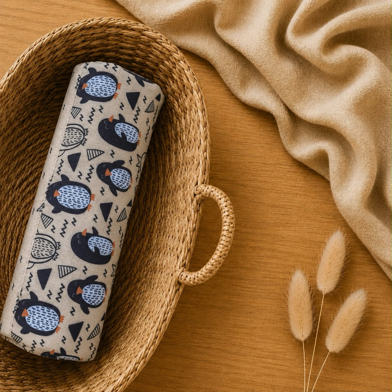 Reversible Blanket - Penguin Parade