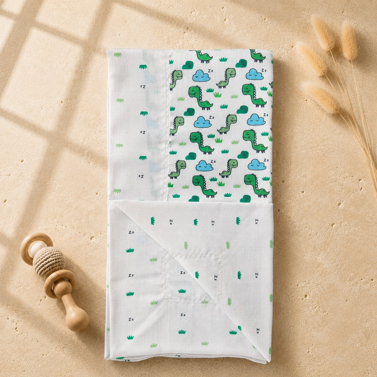 Reversible Blanket - Little Dino
