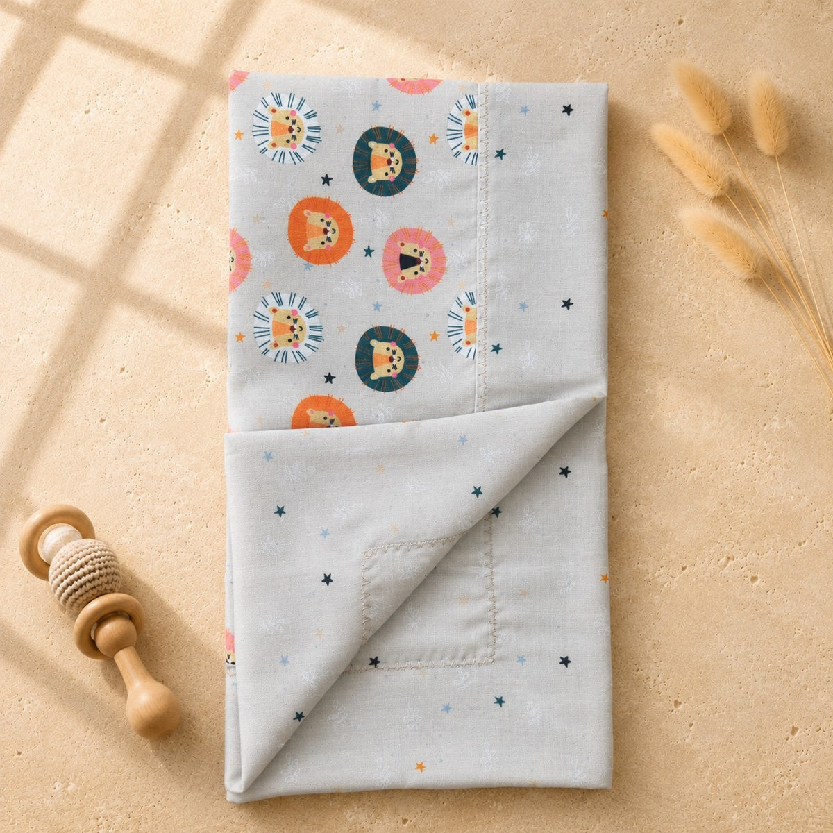 Reversible Blanket - Lion Tales