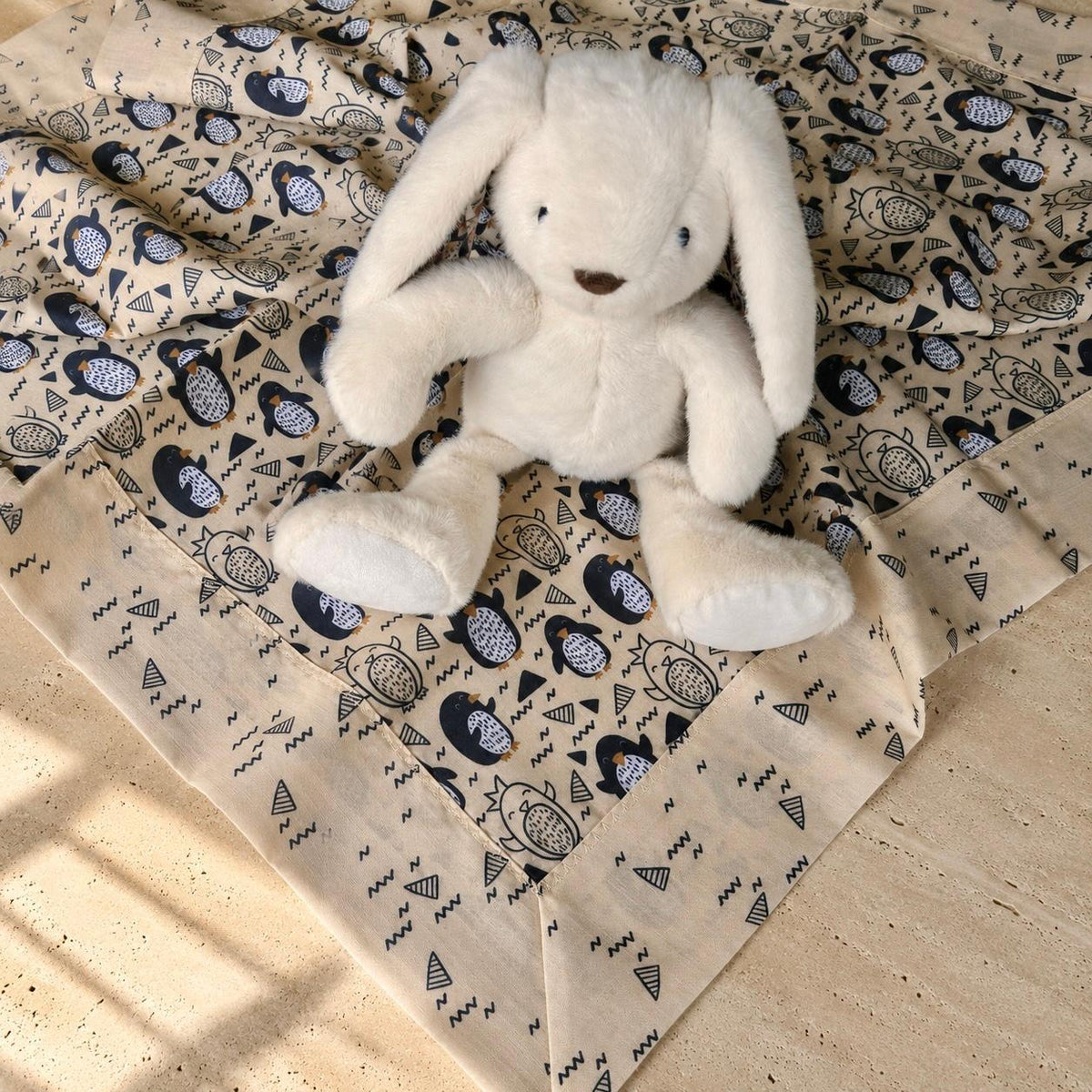Reversible Blanket - Penguin Parade