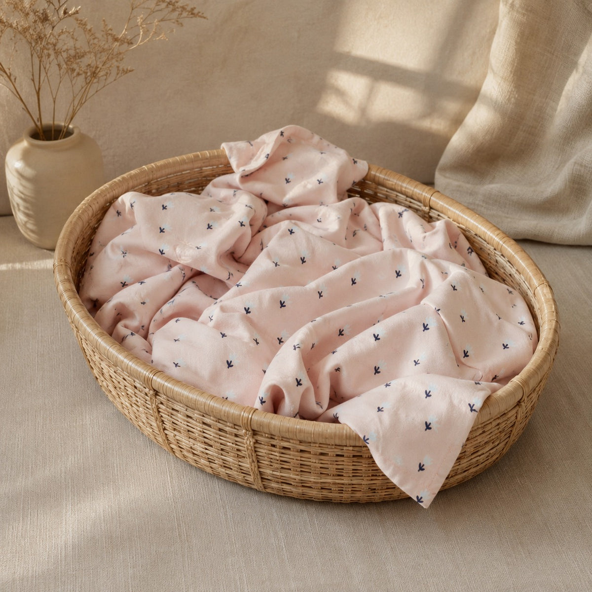 Reversible Blanket - Pink Flamingo