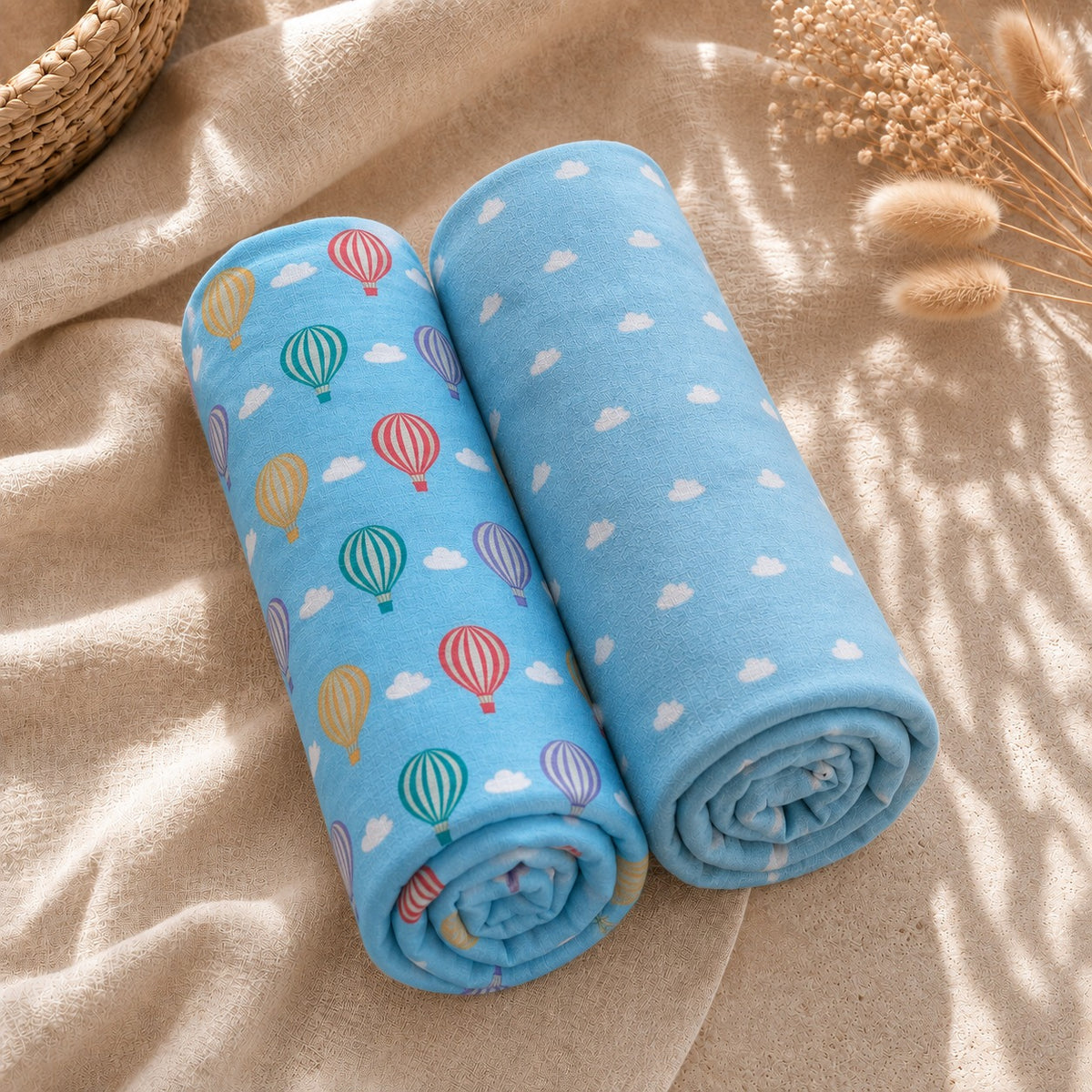 Fitted Sheet Set - Up & Away - Pack Of 2