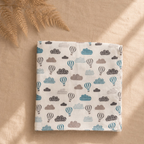 Cotton Muslin Swaddle Set - Blue Skies - Pack of 3